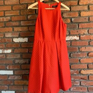 THE LIMITED ORANGE/RED DRESS